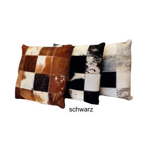 Dekokissen Kuhfell patchwork 2486